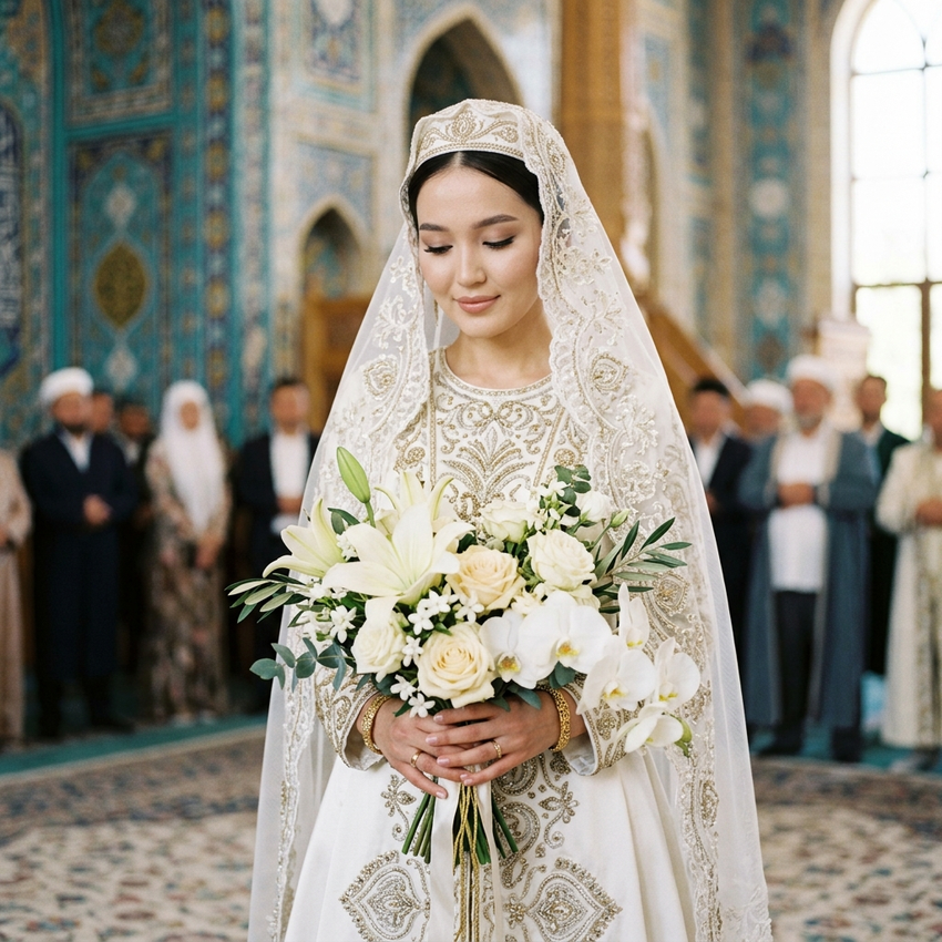 Bridal Bouquet for Nikoh: Tradition Meets Modern Style